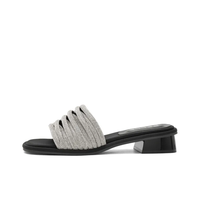BELLE Rhinestone Abrasion Resistant Slide Slippers Women's-5