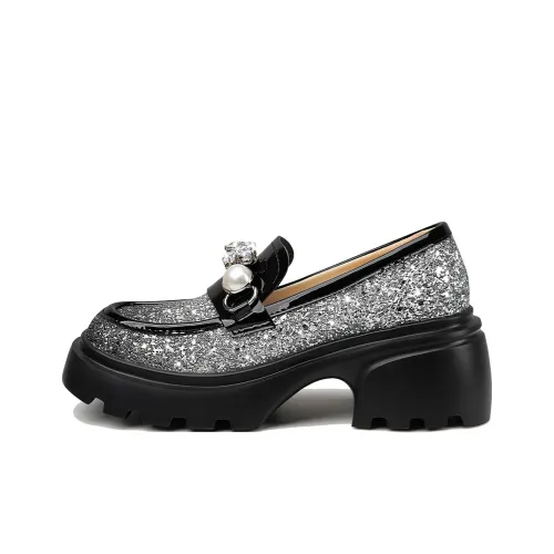 Lily Wei Loafers Women's Black