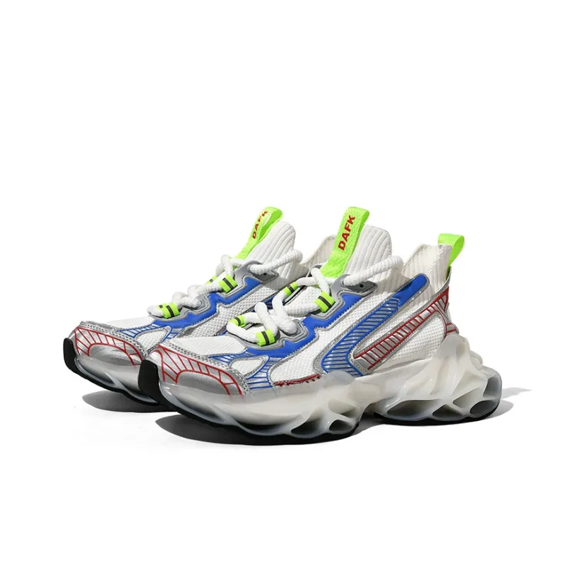DAFK Cushioned Wear-Resistant Breathable Height Increasing High-Top Chunky Sneakers Men's-16