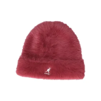 KANGOL Angora Nylon Beanies Unisex Red
