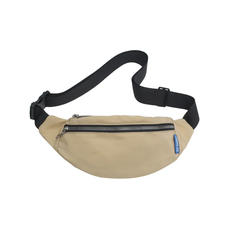 Morellybear Nylon Sling Bag Regular Unisex Black/Khaki/White/Gray-3