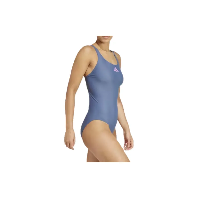 Adidas 3 BAR LOGO SWIMSUIT One-piece Swimsuit Women's Purple-1