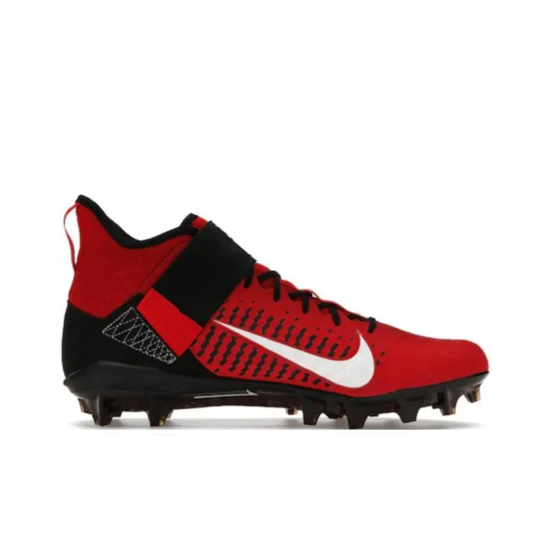Nike Alpha Menace Pro 2 Slip Resistant, Breathable, Lightweight Soccer Shoes Unisex Red Black-1