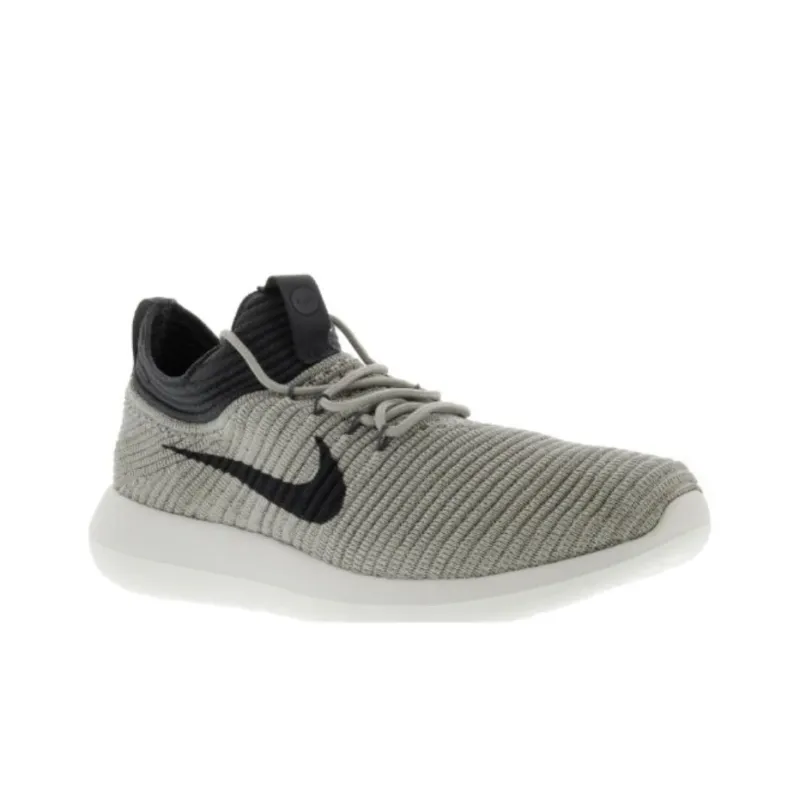 Nike Roshe Two Slip-Resistant Low-Top Running Shoes Women's White Gray-2