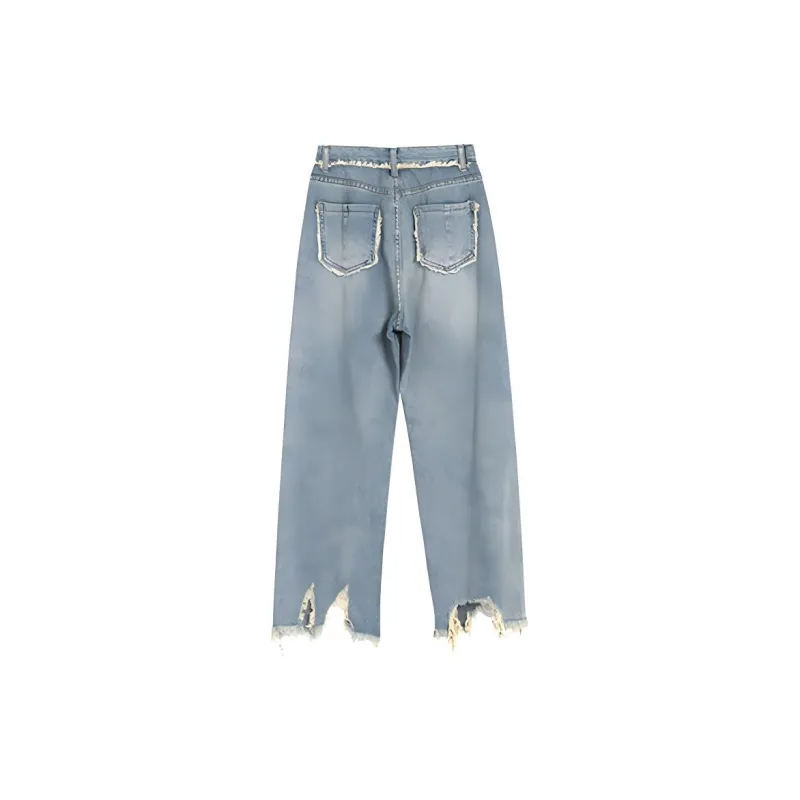 QYPRF Jeans Women's Blue-1