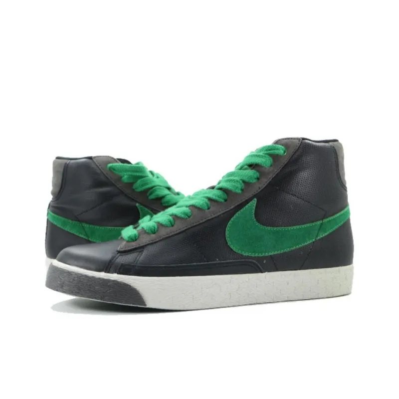 Nike Blazer Mid '09 Nd Black/Black Lucky Green Metallic Silver-2
