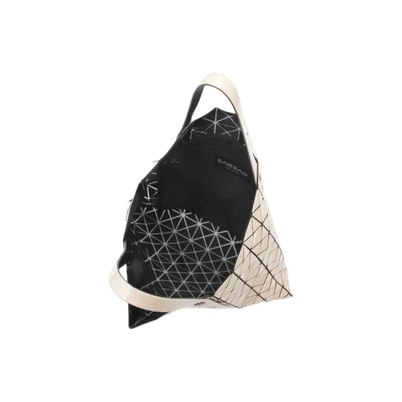 ISSEY MIYAKE Prism Polyvinyl Chloride Handbag Women's Beige-2