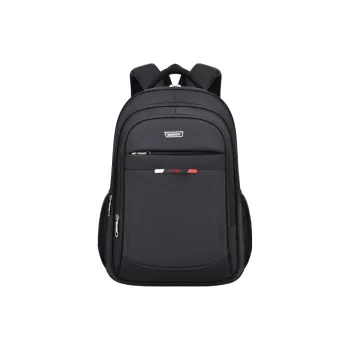 Warrior Fabric Lightweight Backpack For Middle School High School And University Students Large Size Unisex Black