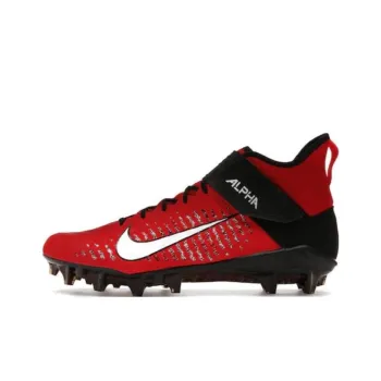 Nike Alpha Menace Pro 2 Slip Resistant, Breathable, Lightweight Soccer Shoes Unisex Red Black