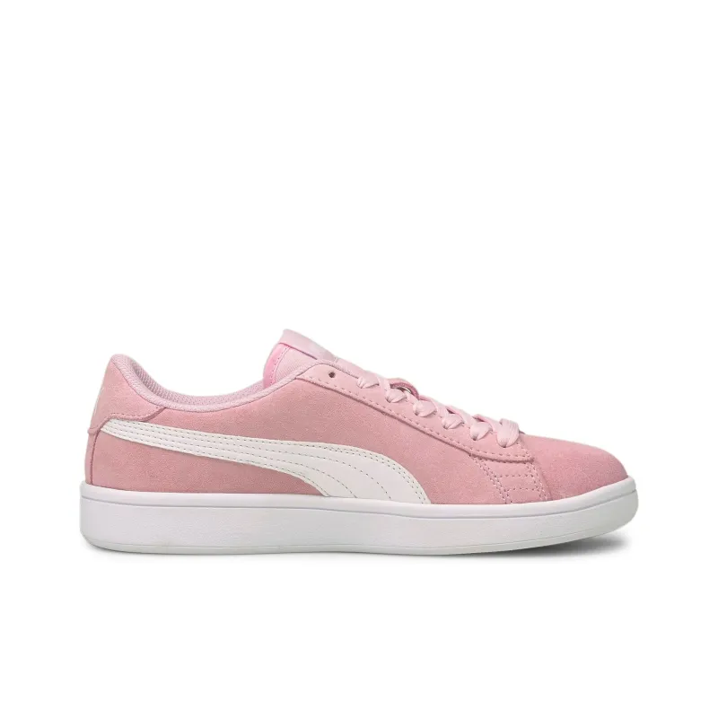 PUMA Smash V2 SD Low-Top Skateboard Shoes Women's Pink White-1