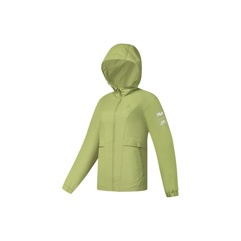 FILA x BBC EARTH Jacket Women's Mustard Powder-1