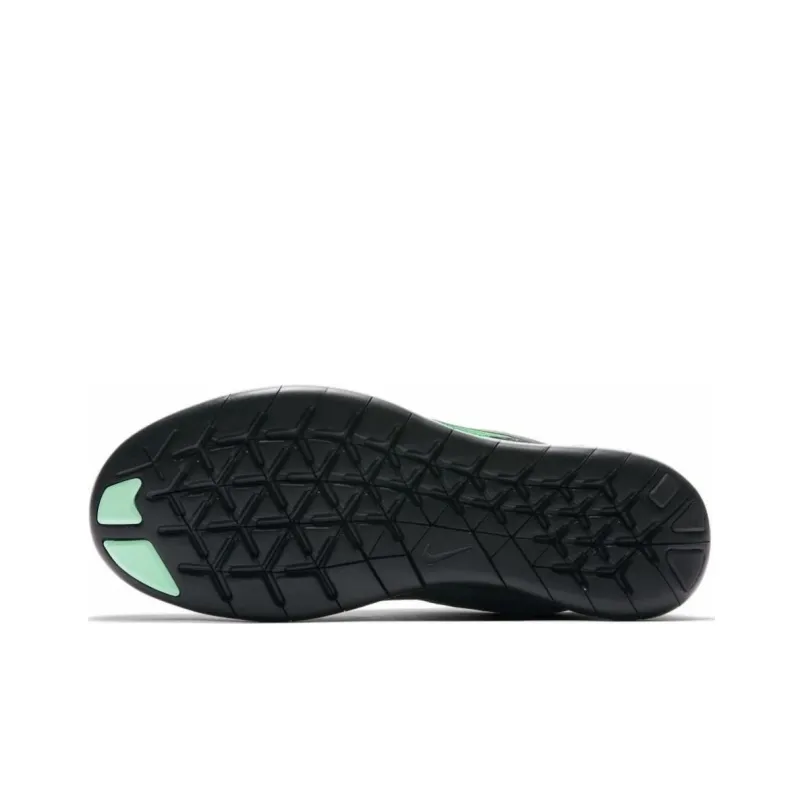 Nike Free Rn 2017 Solstice Black Black Green Glow Women's-4