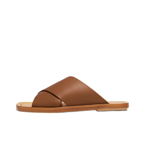 MICHAEL KORS Slide Slippers Women's Brown