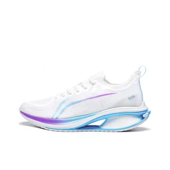 LINING WuShi 5S 3.0 Running Shoes Men Low Top White/Blue/Purple