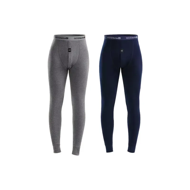 H YXIANG Thermal Pants Men's 2 Pack-4