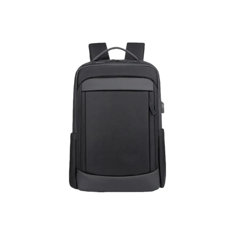 PULUWIRR Oxford Short Business Trip Stylish Lightweight Backpack Regular Unisex Black/Dark Gray/Light Gray/Blue-1