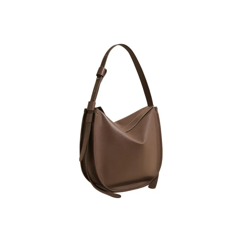 Marino Orlandi Synthetic Leather Crossbody Bag, Shoulder Bag Large Size Women's Black/Khaki/Brown-1