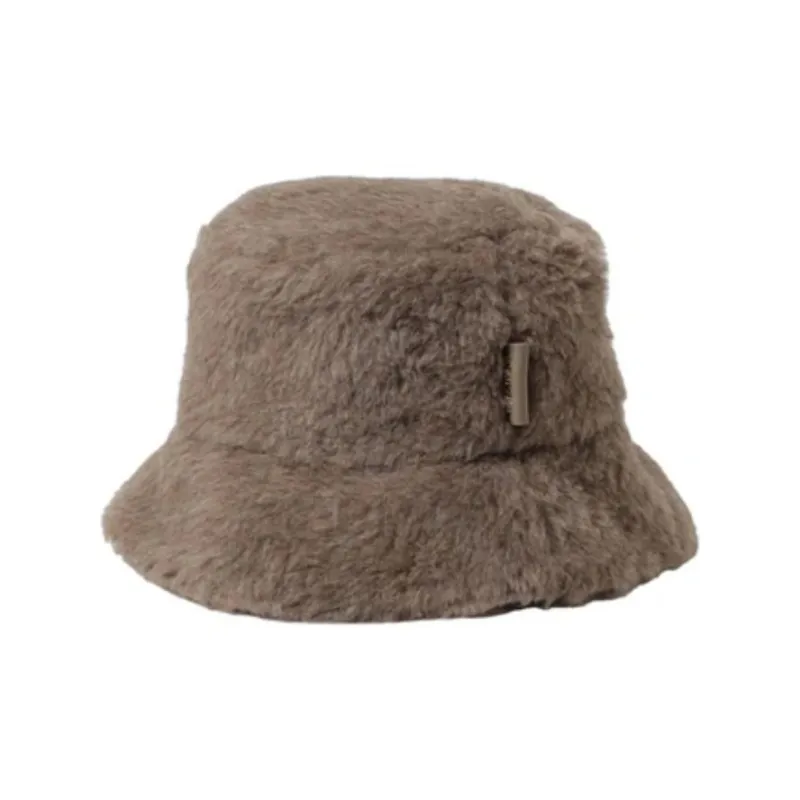 MaxMara Figura Logo Plaque Bucket Hat-1