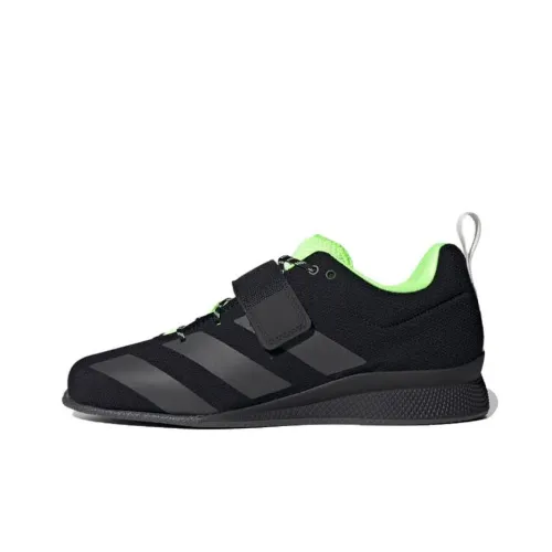 Adidas Adipower Training Shoes Unisex Low-Top Black/Green