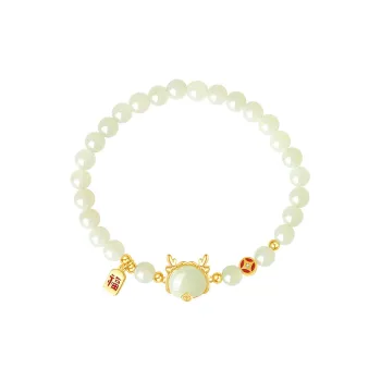 VANA 925 Sterling Silver Bracelets Women's Champagne Gold