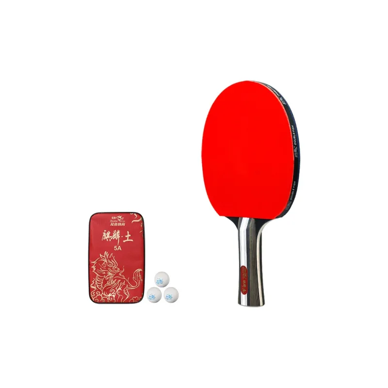 DOUBLEFISH Ping Pong Paddles Unisex All Wood Red-24