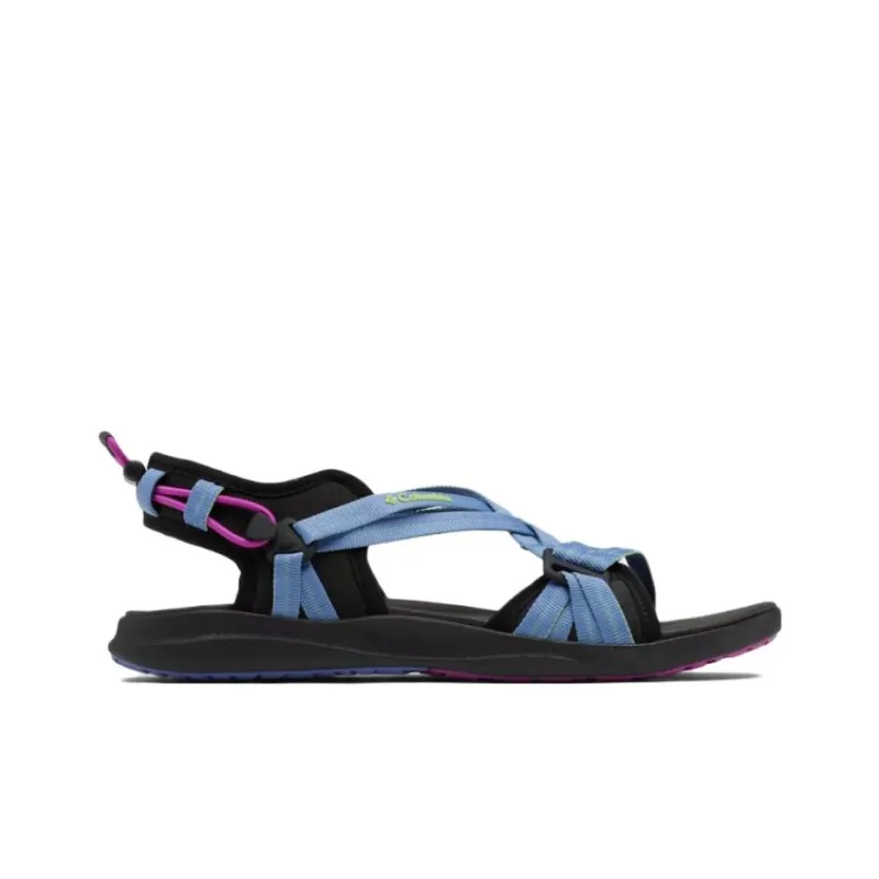 Columbia Strap Sandals Low Heel Women's Black Blue-1