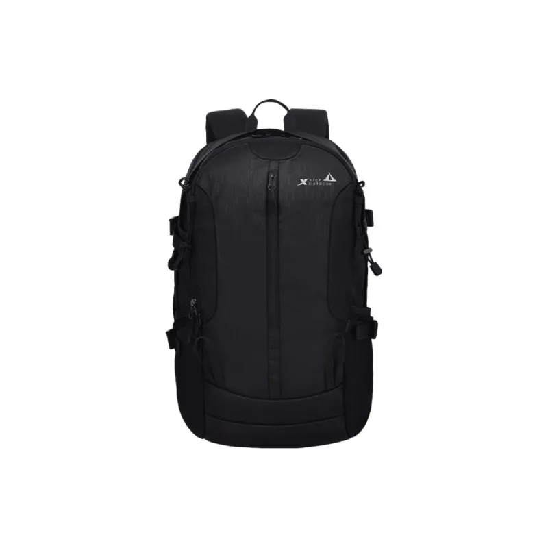 XTEP Fabric Backpack Regular Unisex Black-0