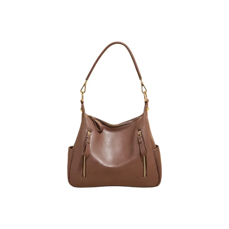 Marino Orlandi Cow Split Leather Bonded Synthetic Leather Shoulder Bag Regular Women's-0