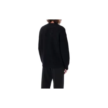 Marine Serre Ribbed Knit Crewneck Jumper