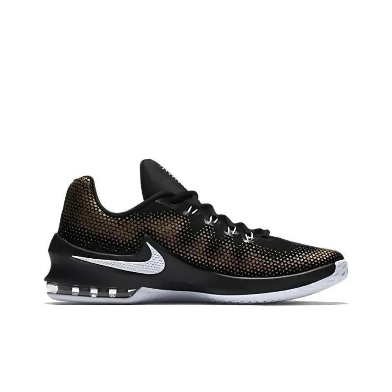 Nike Air Max Infuriate Low 'Black White Gold'-1