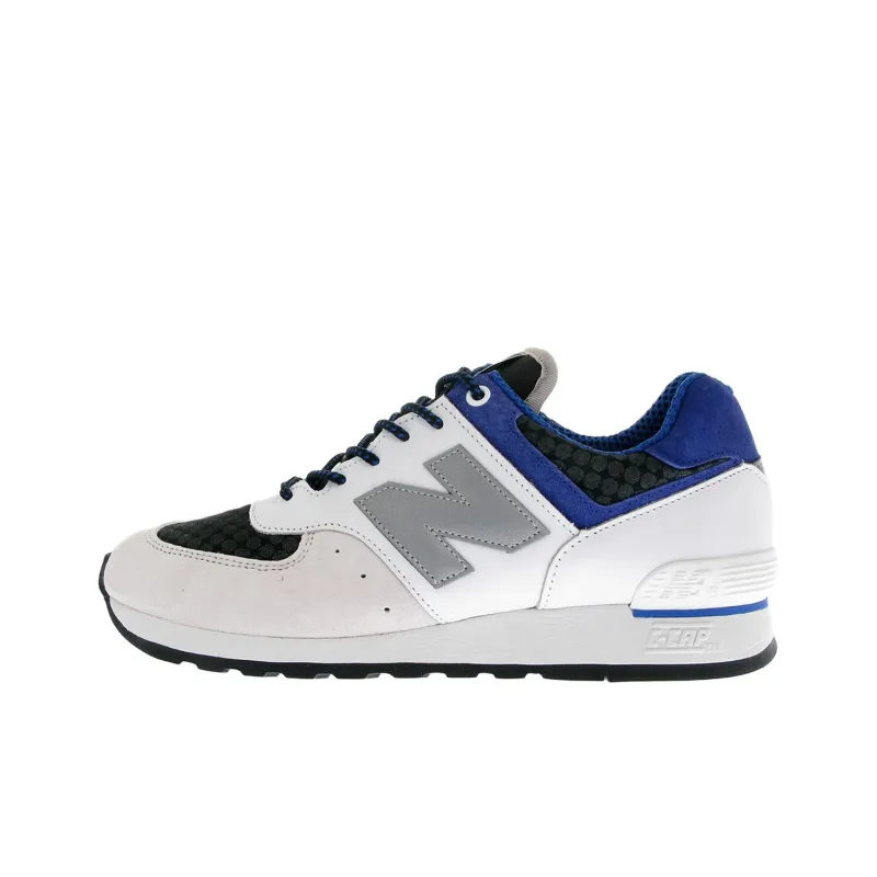 Hanon x New Balance NB 576 Slip-Resistant Low-Top Casual Running Shoes Unisex White Black Blue-0