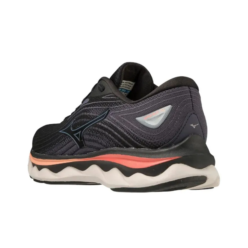 Mizuno Wave Sky 6 'Black Hot Coral' Women's-3