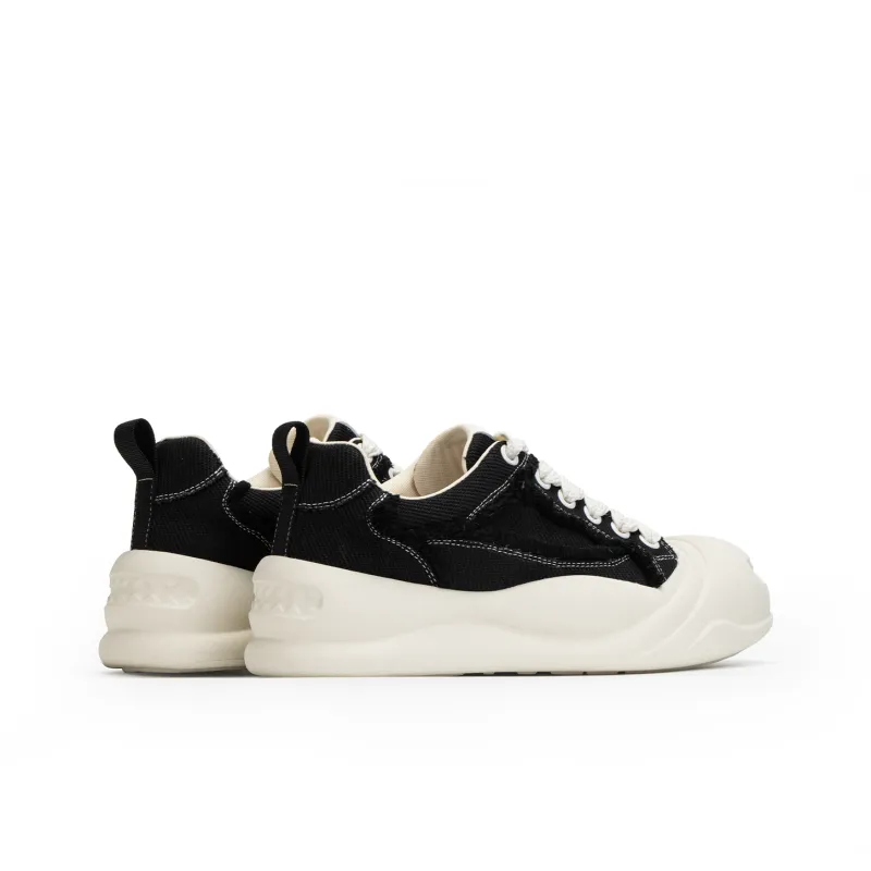 Lilbetter Think About It Wear-Resistant Breathable Slip-Resistant Low-Top Canvas Shoes Unisex-3