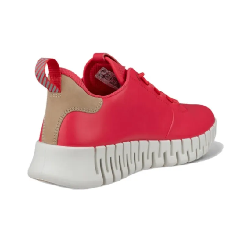 Ecco GRUUV Low Top Casual Shoes Women's Red-3