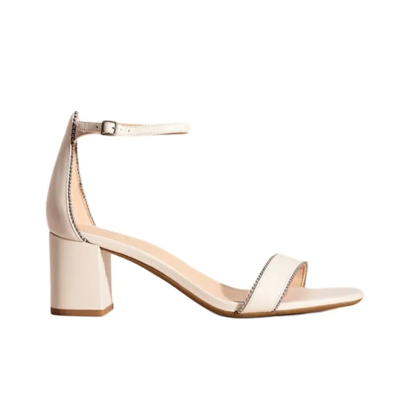 COACH Maddie Strap Sandals 5.7cm Women's White-1