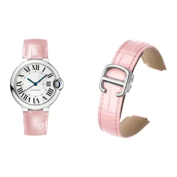 FZRT Cartier Compatibility Watch Band Cowhide Leather Material