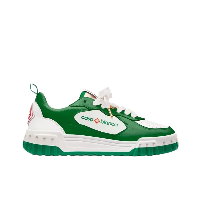 CASABLANCA Court Leather Sneakers-1