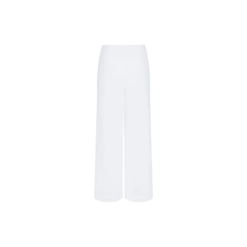Khy SS24 DROP 007 Poplin Low Rise Trouser Casual Pants Women's White/White-1