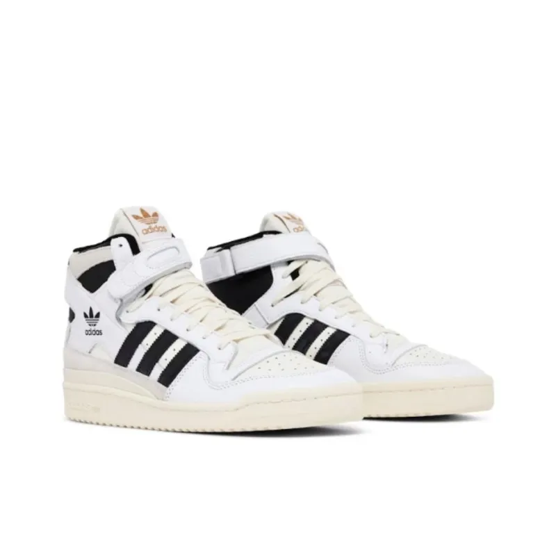Adidas WMNSadidas Original Forum Mid 'Off White Cream White Black' Women's-2