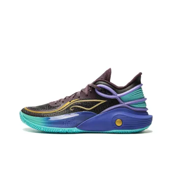 LiNing CJ 3 Anti Slip And Wear Resistant Lightweight Rebound Low Top Basketball Shoes Men's Black Blue