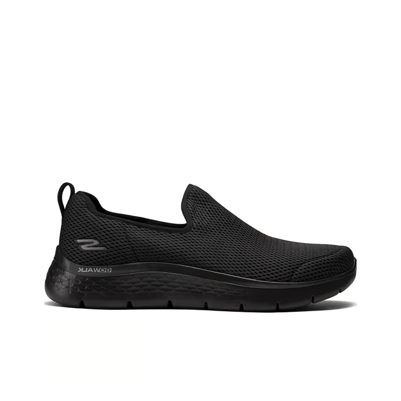 Skechers Cushioning Wear Resistant Breathable Lightweight Rebound Low Top Casual Shoes Men's All Black-1