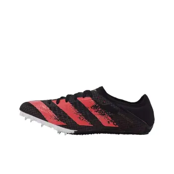 Adidas Sprintstar Cushioning Anti-Slip And Wear-Resistant Low-Top Running Shoes Unisex Black Red