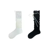 White Base White Ribbon+Black with White Ribbon