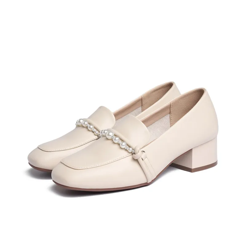 JOSINY Loafers Women's Ecru/Black-1