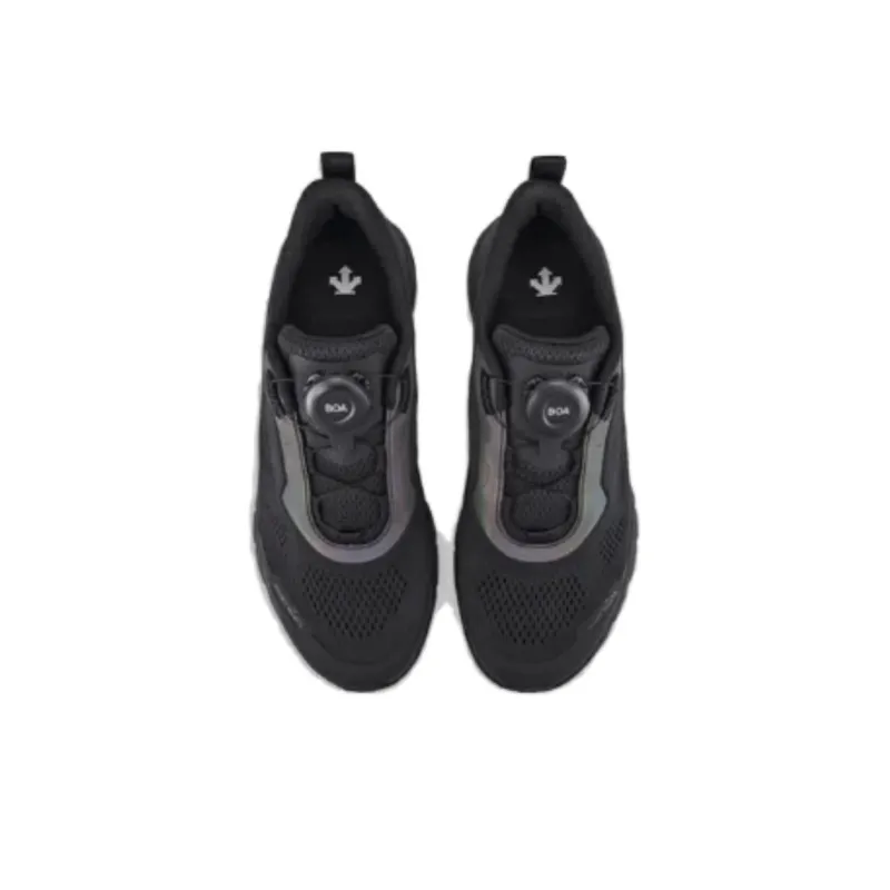 DESCENTE Cushioned Wear Resistant Breathable Low Top Casual Running Shoes Men's Black-2
