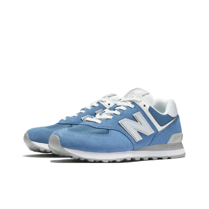 New Balance 574 Heron Blue Granite White-2