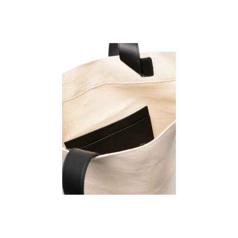 JIL SANDER Logo Printed Medium Shopping Bag-2