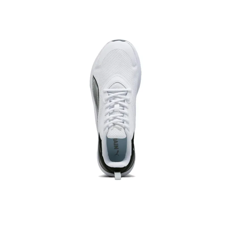 PUMA Infusion Cushioning Low Top Running Shoes Unisex White Black Gray-2