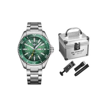 YELANG Automatic Mechanical Movement Stainless Steel Strap Watch Men's Watches Green Dial