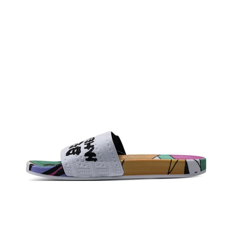 Adidas Adilette Slide Slippers Unisex White/Multicolor-0